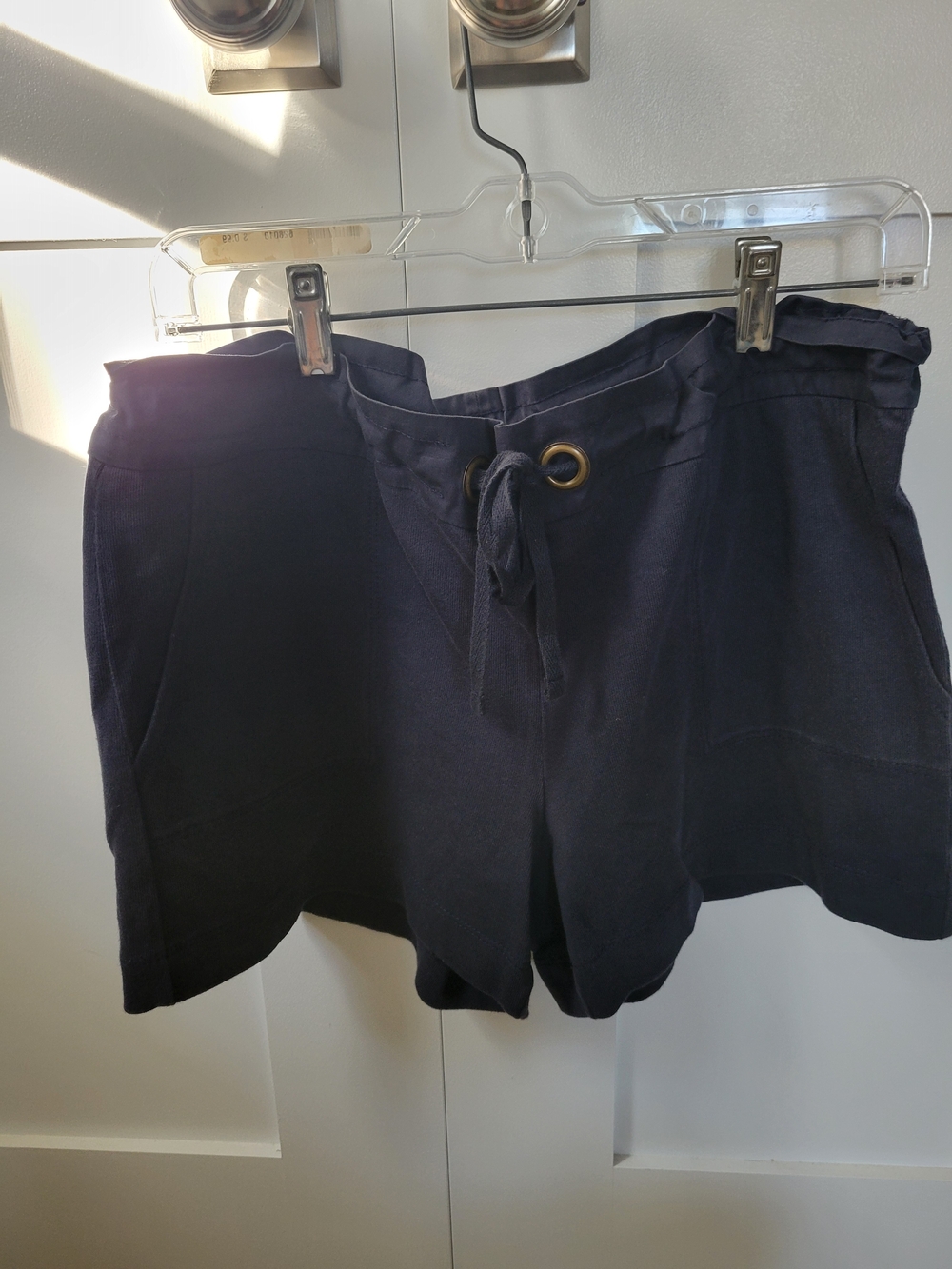 Caslon Navy High-Waist Drawstring Shorts